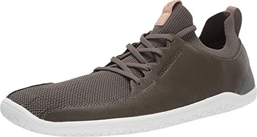 VIVOBAREFOOT Primus Knit, Mens Leather Premium Lifestyle Shoe, with Barefoot Sole