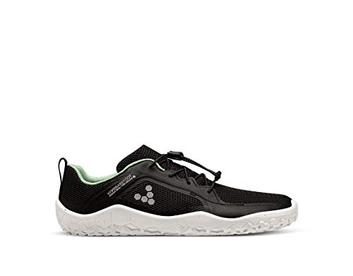 VIVOBAREFOOT Primus Trail II FG, zapatos veganos para uso fuera de carretera, con suela descalzo, color Negro, talla 21 EU