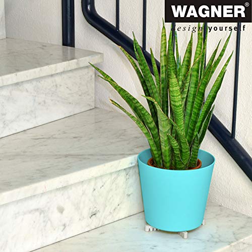 Wagner Soporte para Plantas GH 0800 I Protección contra el encharcamiento para macetas, Bases y Plantas Ø 12-20 cm I elastómero Antideslizante I para Interiores y Exteriores I Carga 50 kg - 20080011