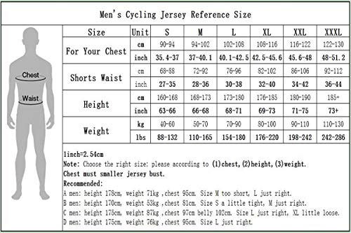 Weimostar Camisetas de Ciclismo para Hombre Camisetas de Ciclismo Camisas de Manga Corta con Cremallera Completa Ropa de Bicicleta Noruega Rojo XXL