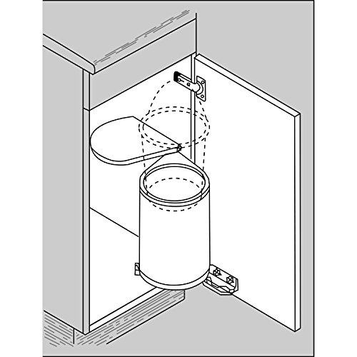 Wesco 010612 – 11SCA Recogedor, 15 litros, Metal, Plata/Negro, 34 x 47 x 28,5 cm