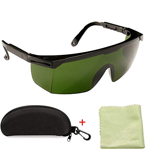 Weytoll Gafas de protección Ocular, Gafas de protección láser IPL 200nm-2000nm Gafas de seguridad láser OD4 + Gafas protectoras con estilo