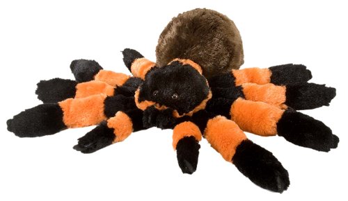 Wild Republic-11505 Peluche Tarántula Cuddlekins, Color Negro/Naranja (11505)