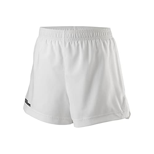 Wilson G Team II 3.5 Short Pantalón Corto, Unisex Niños, Blanco, M