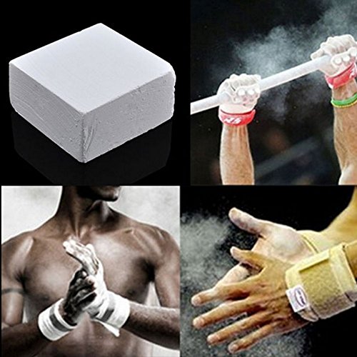 WLGREATSP Gym Chalk Carbonato de magnesio para Deportes de Gimnasia, Polvo Deportivo Entrenamiento de Levantamiento de Pesas Escalada Magnesium Carbonate Chalk Nuevo