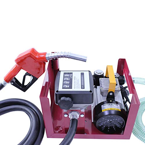 Wonduu - Bomba Diesel | Bomba de Transferencia Combustible | 220 V | Eléctrica con flujo máximo de 10-50L / Min | Bomba de surtidor Diesel | 500W