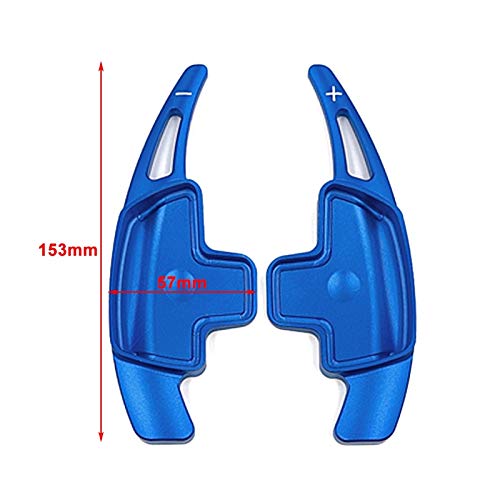 YJLLOVE YANGJIAOLIAN 2 unids CNC Auto Car Steering Rueda Remesa de paletas Extensión de la extensión Paddles Ajuste para Mercedes-Benz A B C E CLA CLS GLA GLC GLE S Clase (Color : Blue)