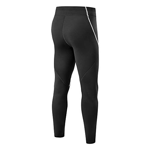 ZCCO Pantalones de Neopreno para Hombre, Pantalones Largos de Neopreno de 1,5 mm para Hacer Surf, Kayak, natación, Buceo, piragüismo (Gris, S)