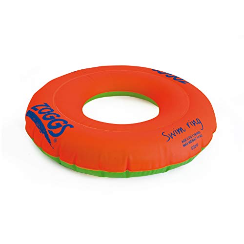 Zoggs Swim Ring flotadores para natación, Bebés Unisex, Naranja/Verde, 2-3 años