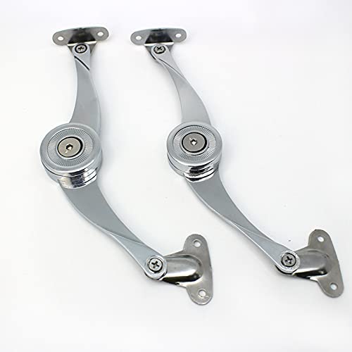 2 pcs Soporte para Tapa de Bisagra de Elevación, Bisagras de Parada al azar para Puerta de Armario de Cocina de Puerta Caja de Juguetes