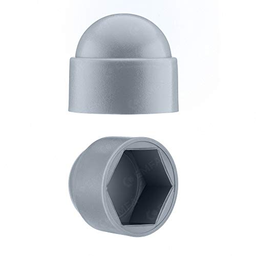 25 piezas capuchones para tornillos M10 (para llave 17) gris protectores para tornillos tapón tapas tapón de tubo