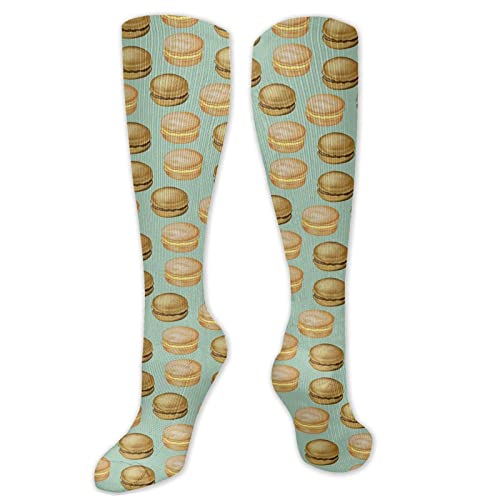 975 Calcetines Deportivos Divertidos Sándwiches De Hamburguesa De Pollo Con Hamburguesa Con Queso Calcetines Termicos Fantasía Coloridos Calcetines Clásicos Pares De Calcetines Para Regalos, Running