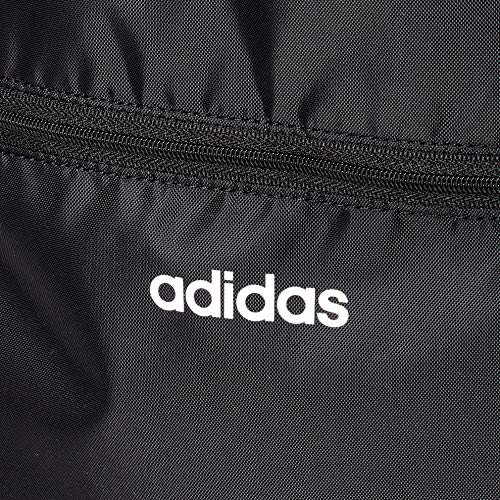 adidas 3s Gymsack Sports Bag, Unisex Adulto, Black/Black/White, NS