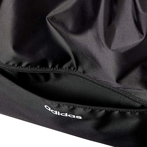 adidas 3s Gymsack Sports Bag, Unisex Adulto, Black/Black/White, NS