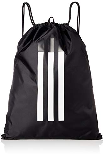 adidas 3s Gymsack Sports Bag, Unisex Adulto, Black/Black/White, NS