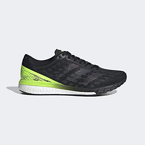 adidas Adizero Boston 9 Shoe - Men's Running Core Black/Signal Green/White