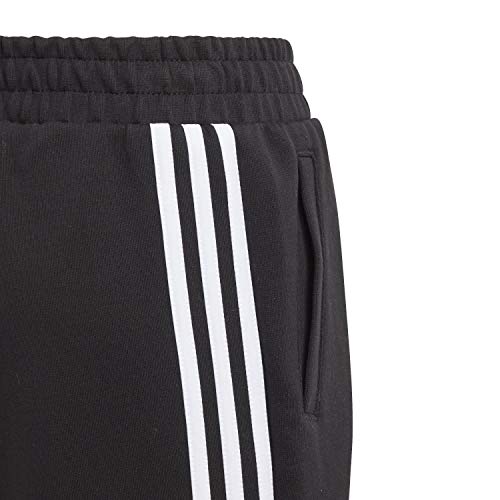 adidas B 3S Tapered P Sport Trousers, Niños, Black/White, 5-6Y