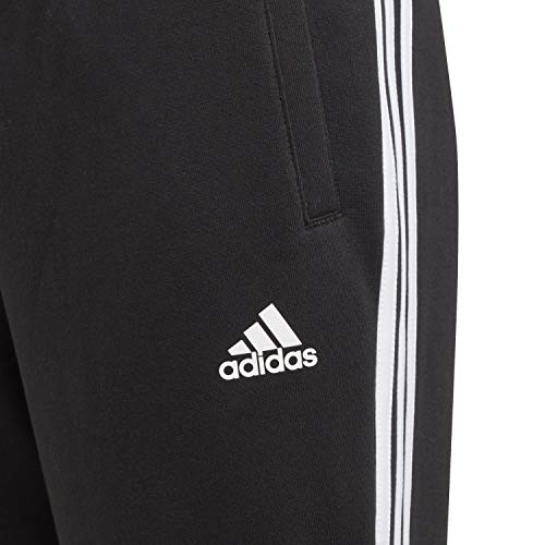 adidas B 3S Tapered P Sport Trousers, Niños, Black/White, 5-6Y