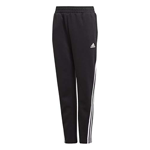 adidas B 3S Tapered P Sport Trousers, Niños, Black/White, 5-6Y