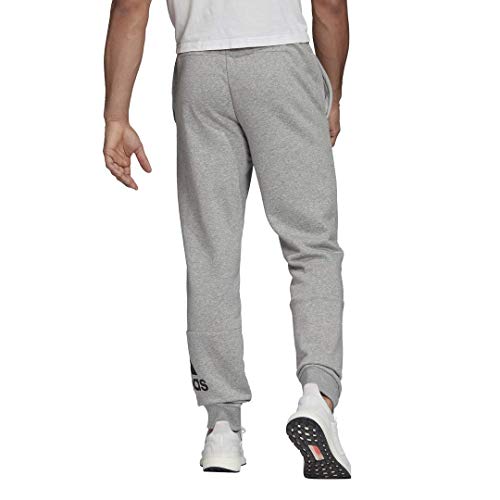 adidas Badge of Sport French Terry Pantalones para Hombre, Hombre, Pantalones, IRX95, Gris, M