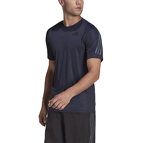 Adidas Camiseta modelo RUN ICON TEE, color Azul, talla L