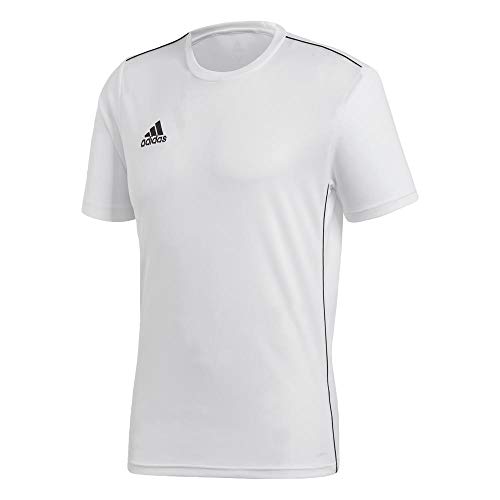 adidas CORE18 JSY T-Shirt, Hombre, White/Black, XL