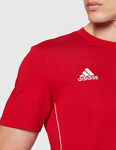 adidas CORE18 tee T-Shirt, Hombre, Power Red/White, 2XL