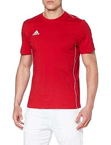 adidas CORE18 tee T-Shirt, Hombre, Power Red/White, XL