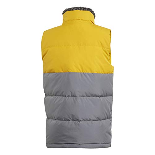 adidas DOWN VEST Chaqueta, Hombre, Gricin/Negro, S