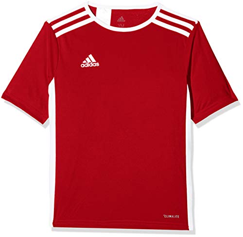 adidas Entrada 18 JSY T-Shirt, Hombre, Power Red/White, XL