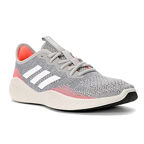 Adidas FLUIDFLOW, Zapatillas para Correr Hombre, Grey Two F17/FTWR White/Signal Coral, 43 1/3 EU