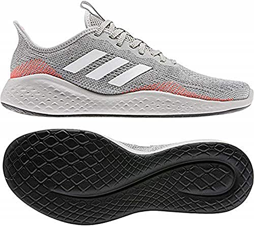 Adidas FLUIDFLOW, Zapatillas para Correr Hombre, Grey Two F17/FTWR White/Signal Coral, 43 1/3 EU