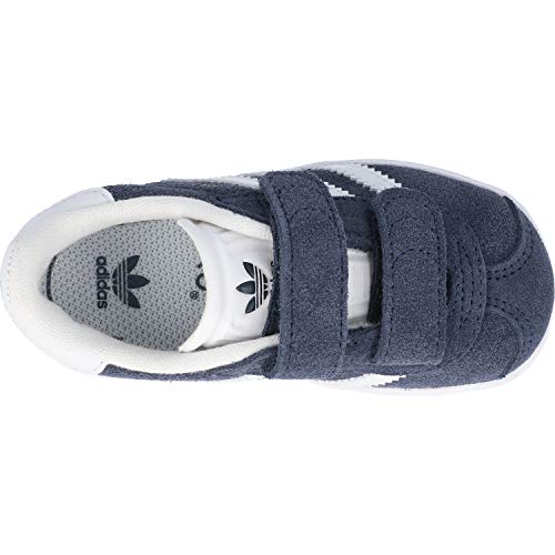 Adidas Gazelle CF I, Zapatillas Unisex niños, Azul (Collegiate Navy/Footwear White/Footwear White 0), 23 EU