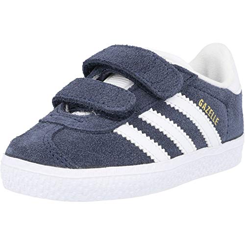 Adidas Gazelle CF I, Zapatillas Unisex niños, Azul (Collegiate Navy/Footwear White/Footwear White 0), 23 EU