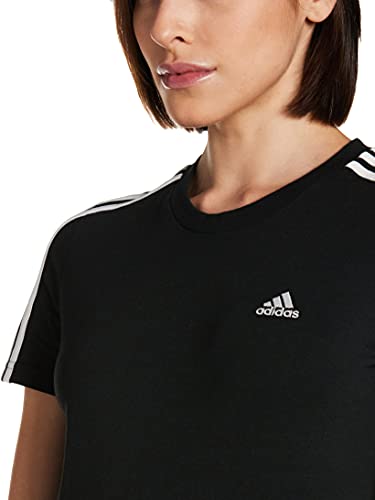 adidas GL0784 W 3S T T-Shirt Womens Black/White M