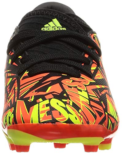 adidas Nemeziz Messi .3 MG J, Zapatillas de fútbol, Rojsol/Amasol/NEGBÁS, 38 EU