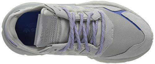 adidas Nite Jogger W, Zapatillas Deportivas Mujer, Grey Two Silver Met Dust Purple, 38 EU