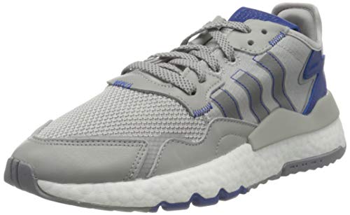 adidas Nite Jogger, Zapatillas para Correr Hombre, Grey Two Grey Three Collegiate Royal, 38 2/3 EU