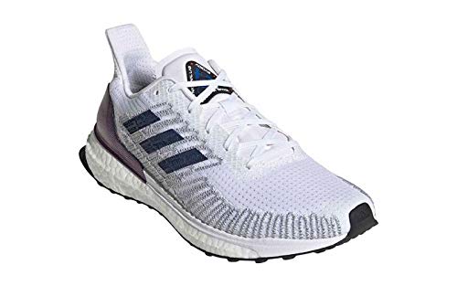 adidas Solar Boost ST 19 W, Zapatillas de Running Mujer, FTWR White/Light Flash Red/Glory Blue, 39 1/3 EU