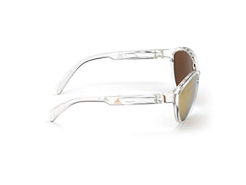 adidas SP0012 Gafas, Crystal/Brown Mirror, 61 para Mujer