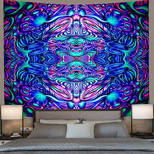 AJleil Puzzle 1000 Piezas Pintura Art Deco misteriosa arabesco Abstracto psicodélico Puzzle 1000 Piezas Gran Ocio vacacional, Juegos interactivos familiares50x75cm(20x30inch)