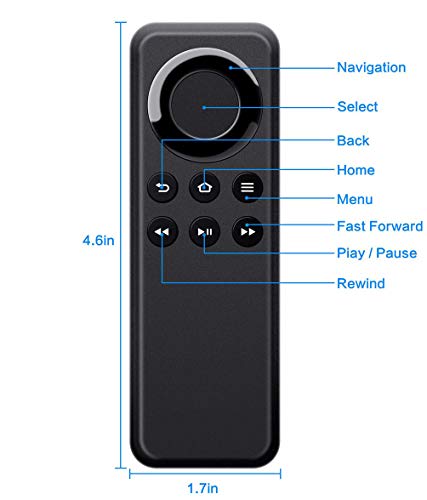 ALLIMITY CV98LM - Mando a distancia para Amazon Fire TV Stick Box sin función de voz