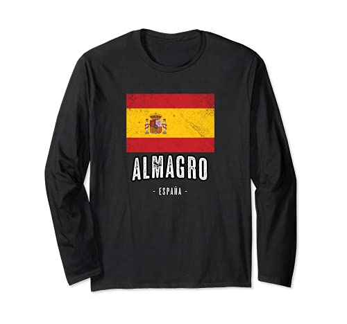 Almagro España | Souvenir - Ciudad - Bandera - Manga Larga