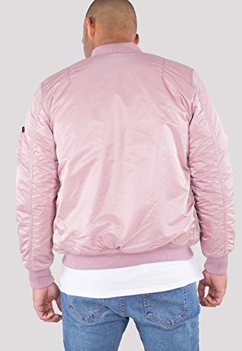 Alpha Industries 176136-Chaqueta Hombre Silver Rosa plateado M