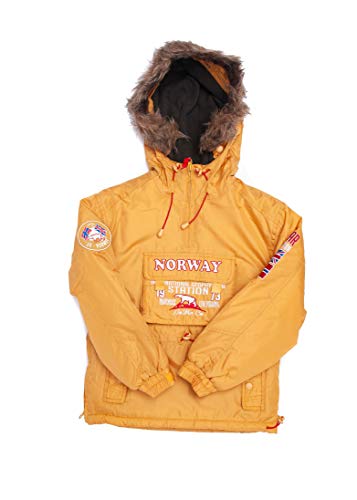 ALPHADVENTURE Go&Win Parka Noreg Niño (Mostaza, 14 años)