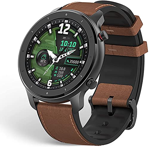 Amazfit GTR 47 Smartwatch Deportivo Reloj Inteligente AMOLED de 1.39" GPS + GLONASS Integrado Frecuencia cardíaca Continua de 24 Horas Larga duración de batería 14 dias 12 Modos Deportes-Aluminium