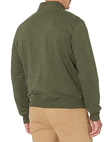 Amazon Essentials Full-Zip Fleece Mock Neck Sweatshirt Fashion-Sweatshirts, Brezo Verde Oliva, US S (EU S)