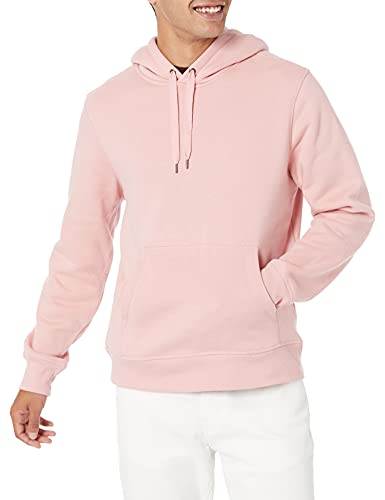 Amazon Essentials Hooded Fleece Sweatshirt Sudadera, Rosa (Pink), Medium