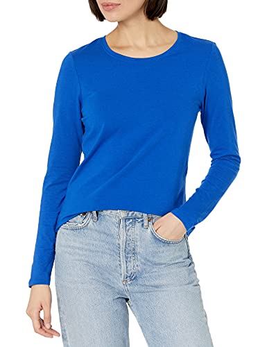 Amazon Essentials Long-Sleeve T-Shirt Novelty-t-Shirts, Azul brillante, Medium