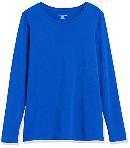 Amazon Essentials Long-Sleeve T-Shirt Novelty-t-Shirts, Azul brillante, Medium